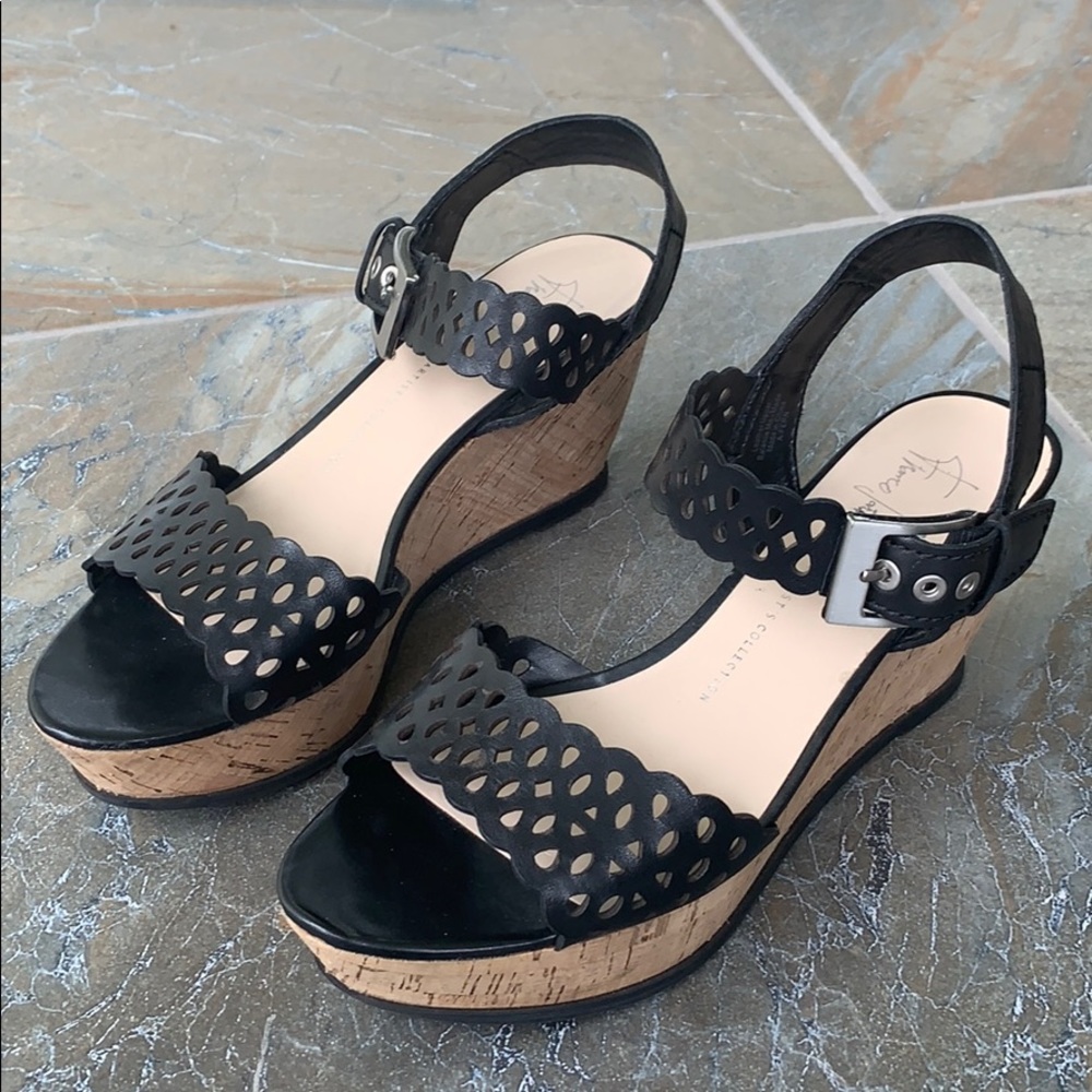 Franco Sarto wedge cork sandals